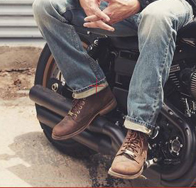 a Motorcycle Boot 